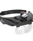 Carson Hoofdloep PRO Series MagniVisor Deluxe met LED en 4 lenzen