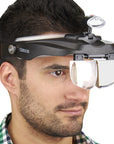 Carson Hoofdloep PRO Series MagniVisor Deluxe met LED en 4 lenzen