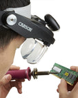 Carson Hoofdloep PRO Series MagniVisor Deluxe met LED en 4 lenzen