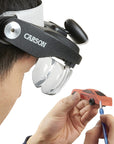 Carson Hoofdloep PRO Series MagniVisor Deluxe met LED en 4 lenzen