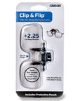 Carson Loepbril 1,5x (+2.25 Dioptrie) Clip-On en Flip-Up