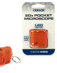 Carson Zakmicroscoop MicroMini 20x Oranje