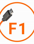 Miops Camera Verbindingskabel Fujifilm F1 Oranje