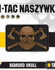 Bearded skull 3d pvc