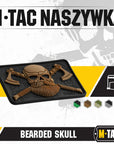 Bearded skull 3d pvc