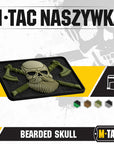 Bearded skull 3d pvc