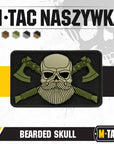 Bearded skull 3d pvc