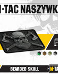 Bearded skull 3d pvc