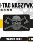 Bearded skull 3d pvc