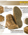 Tactical demi-season boots