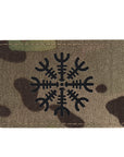 Patch Helmet of Horror horizontal Laser Cut