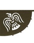Patch Raven Flag Cutout Laser Cut