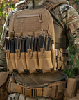 Front Panel for plate carrier Cuirass QRS for 4 Magazine