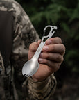 Spork Cutlery set with a Carabiner