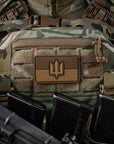 Patch the flag of Ukraine with the trident of the Armed Forces of Ukraine PVC