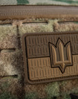 Patch the flag of Ukraine with the trident of the Armed Forces of Ukraine PVC