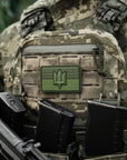 Patch the flag of Ukraine with the trident of the Armed Forces of Ukraine PVC