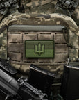 Patch the flag of Ukraine with the trident of the Armed Forces of Ukraine PVC
