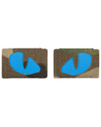 Patch Tiger Eyes Laser Cut (couple)