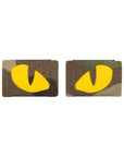 Patch Tiger Eyes Laser Cut (couple)