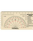 M-Tac Ecopybook Tactical Ruler Protractor NATO "Chicken"