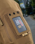 M-Tac Tactical Badge Holder Hanging ID Card Case Hook Surface Draw Cord