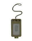 M-Tac Tactical Badge Holder Hanging ID Card Case Hook Surface Draw Cord