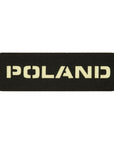 Patch Poland 25x80 Laser Cut