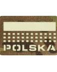 Patch Polska (with flag) 50x80 Laser Cut