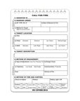 Ecopybook Tactical request for fire support (5 pcs.)