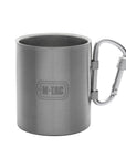 Thermo mug with carabiner