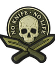 Patch No Knife - No Life 3D PVC