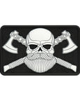 Bearded skull 3d pvc