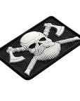 Bearded skull 3d pvc