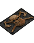 Bearded skull 3d pvc