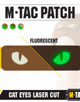 Patch Cat Eyes Laser Cut