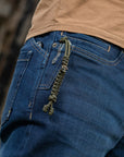 Knife Lanyard Loopy Snake Skull