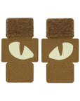 Patch Tiger Eyes Laser Cut (couple)