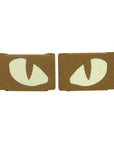 Patch Tiger Eyes Laser Cut (couple)