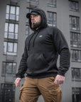 Cotton Raglan Hard Hoodie