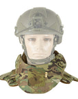 Gorget for ballistic panel inserts for Cuirass QRS