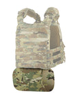 Lower Back Protection for ballistic panel inserts XL for Cuirass QRS