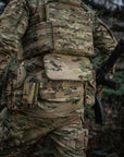 Lower Back Protection for ballistic panel inserts for Cuirass QRS