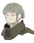Gorget for ballistic panel inserts for Cuirass QRS