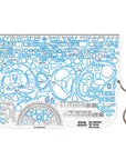 Ecopybook Tactical ruler VTL UA (Blue Border)