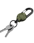 Keychain Carabiner with Cable