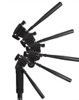 Falcon Eyes Eenbeenstatief + 3 weg kop MP-3 4 Secties 178 cm