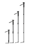 Falcon Eyes Eenbeenstatief + 3 weg kop MP-3 4 Secties 178 cm