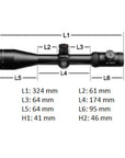 Vortex Viper PST Gen II 2-10x32 FFP Richtkijker, EBR-4 MRAD