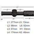 Vortex Richtkijker Viper PST Gen II 1-6x24 SFP, VMR-2 Dradenkruis (MRAD)